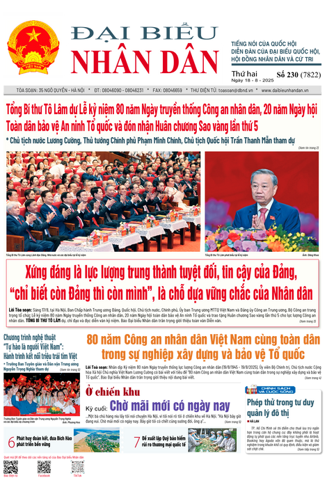 ĐBND - Số báo 230 ngày 18/08/2025