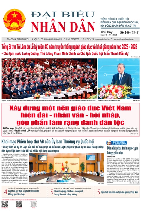 ĐBND - Số báo 249 ngày 06/09/2025