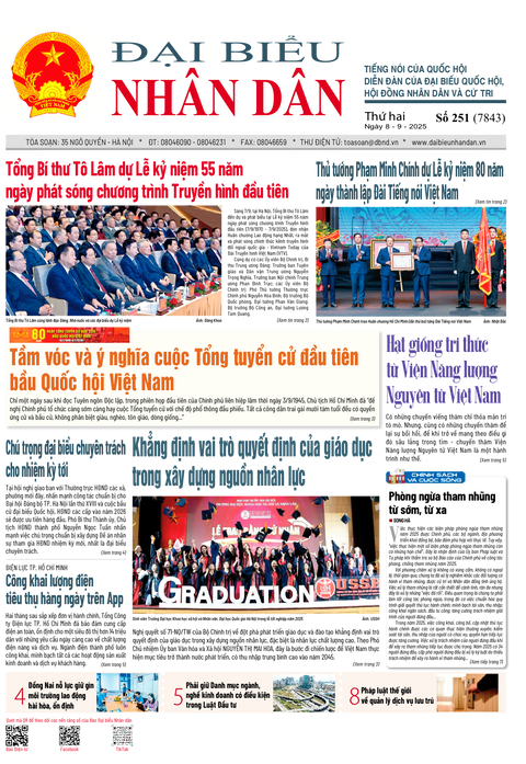 ĐBND - Số báo 251 ngày 08/09/2025