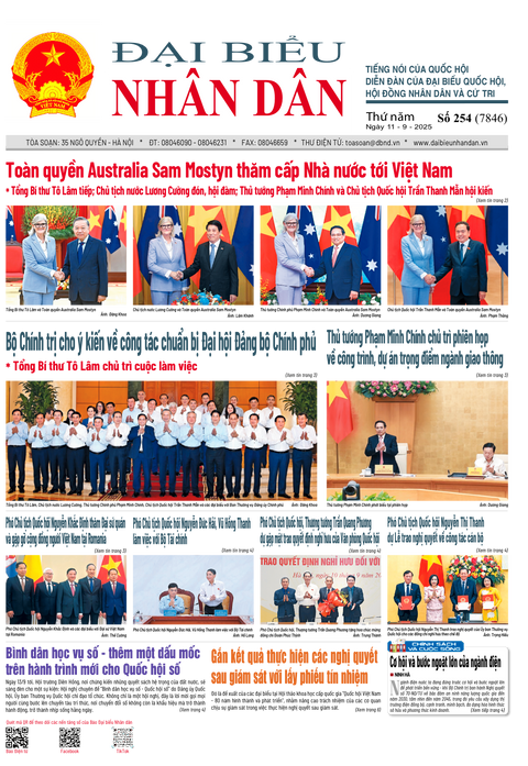 ĐBND - Số báo 254 ngày 11/09/2025