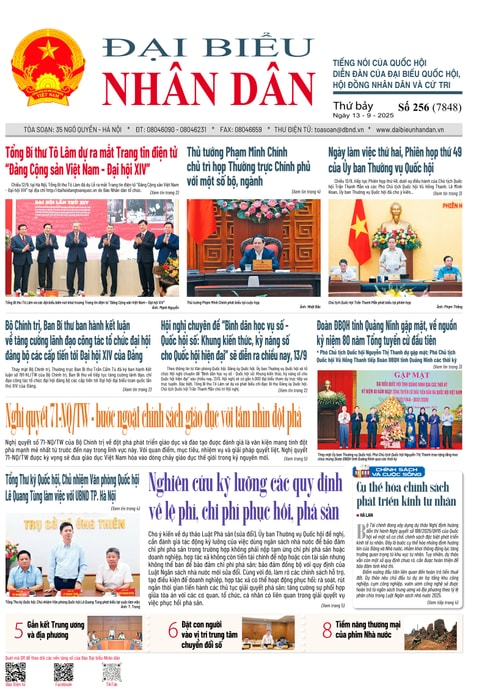  ĐBND - Số báo 256 ngày 13/09/2025 