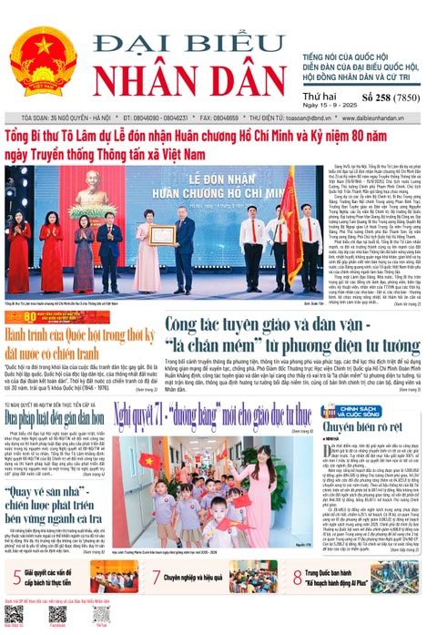 ĐBND - Số báo 258 ngày 15/09/2025