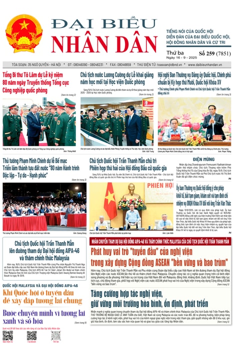  ĐBND - Số báo 259 ngày 16/09/2025 