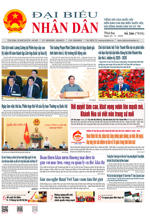 ĐBND - Số báo 266 ngày 23/09/2025