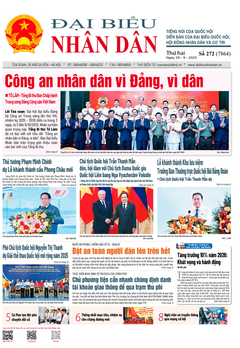 ĐBND - Số báo 272 ngày 29/09/2025