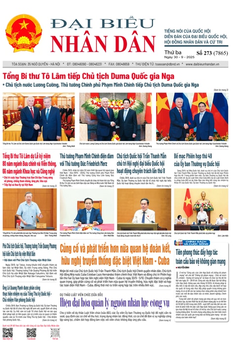  ĐBND - Số báo 273 ngày 30/09/2025 