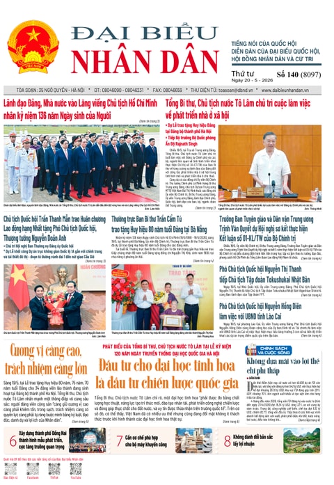 ĐBND - Số báo 140 ngày 20/5/2026