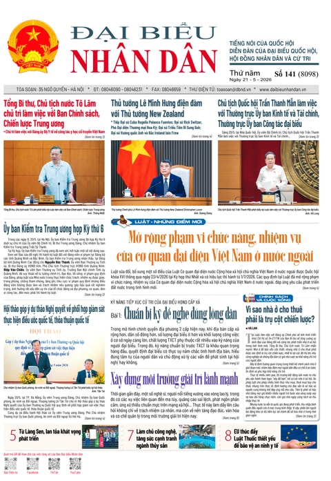  ĐBND - Số báo 141 ngày 21/5/2026 