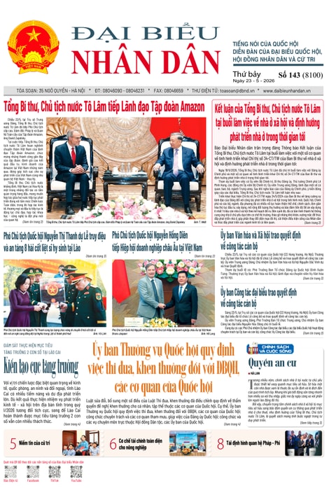 ĐBND - Số báo 143 ngày 23/5/2026 