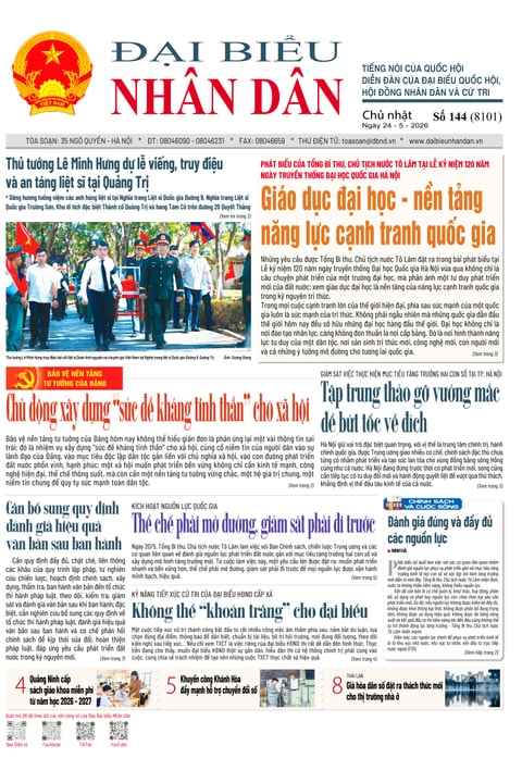  ĐBND - Số báo 144 ngày 24/5/2026 
