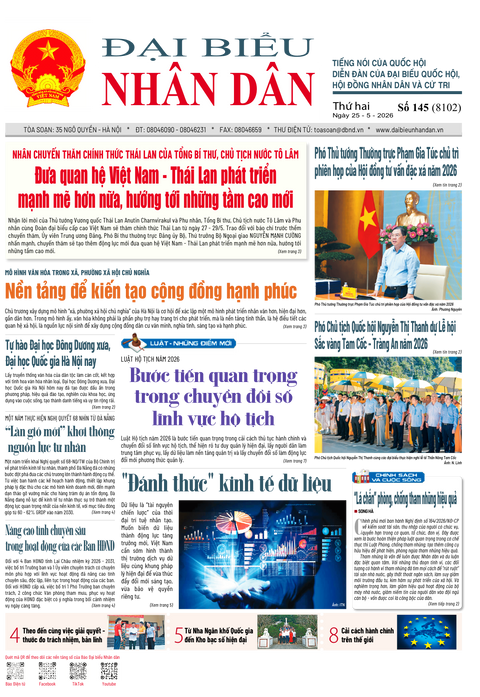 ĐBND - Số báo 145 ngày 25/5/2026 