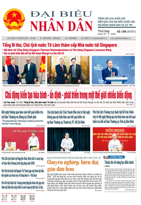  ĐBND - Số báo 150 ngày 30/5/2026 