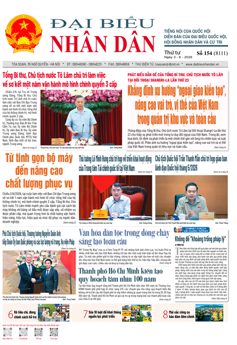 ĐBND - Số báo 154 ngày 3/6/2026 