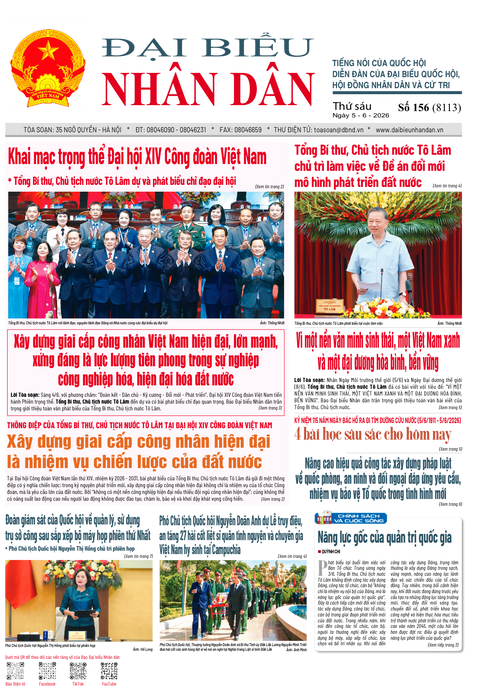 ĐBND - Số báo 156 ngày 5/6/2026