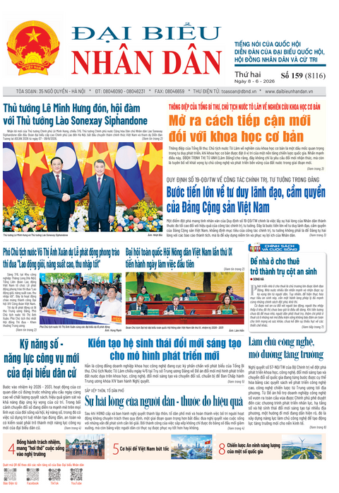 ĐBND - Số báo 159 ngày 8/6/2026