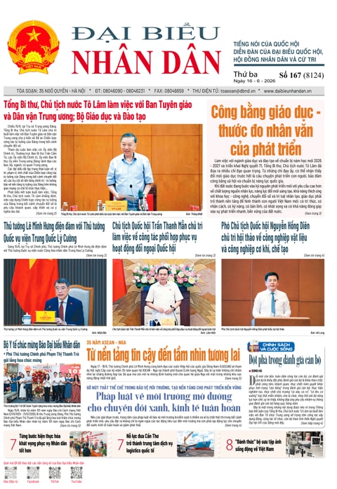  ĐBND - Số báo 167 ngày 16/6/2026 