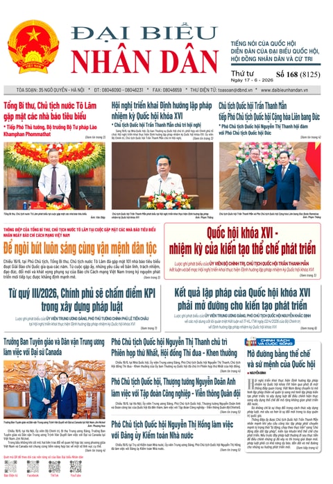  ĐBND - Số báo 168 ngày 17/6/2026 
