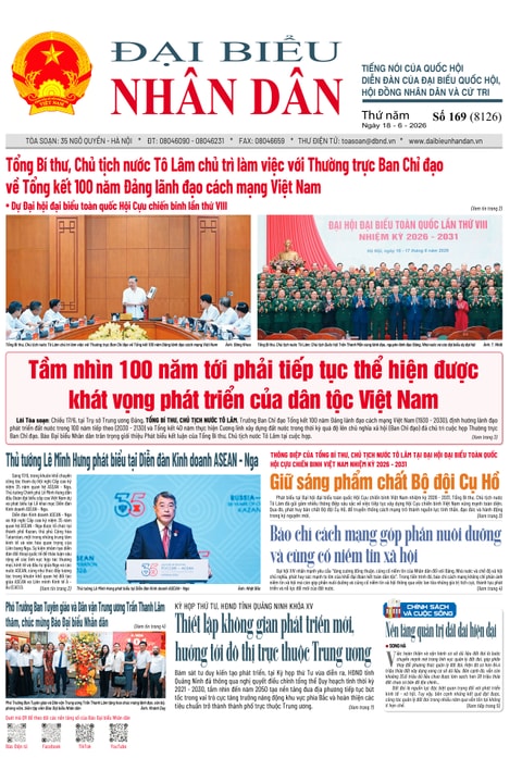  ĐBND - Số báo 169 ngày 18/6/2026 