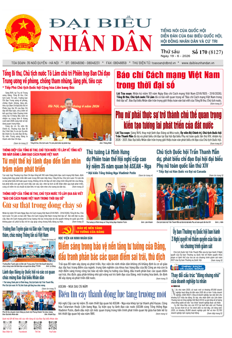 ĐBND - Số báo 170 ngày 19/6/2026