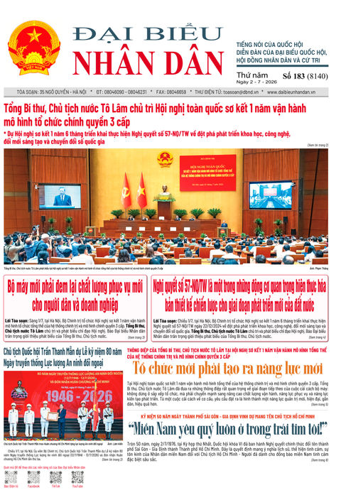  ĐBND - Số báo 183 ngày 2/7/2026 