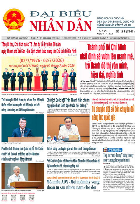  ĐBND - Số báo 184 ngày 3/7/2026 