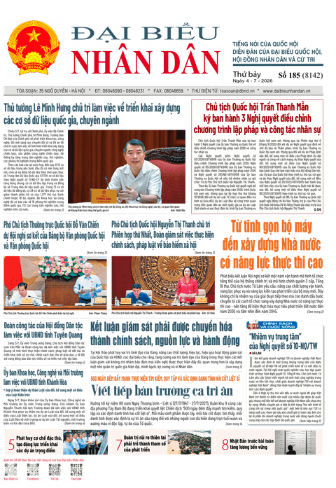  ĐBND - Số báo 185 ngày 4/7/2026 