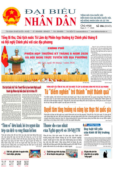  ĐBND - Số báo 186 ngày 5/7/2026 