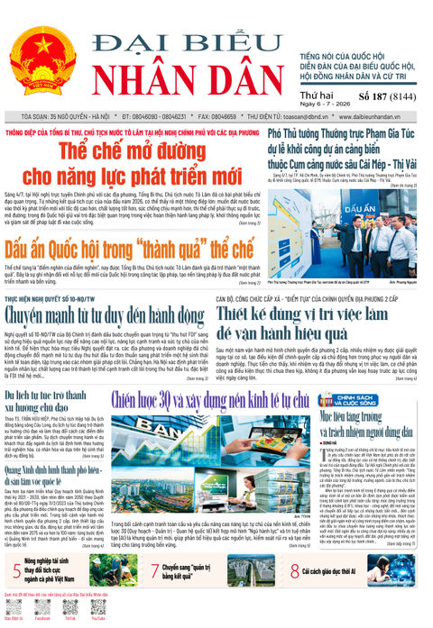  ĐBND - Số báo 187 ngày 6/7/2026 