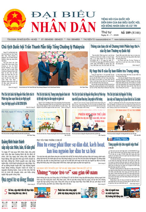  ĐBND - Số báo 189 ngày 8/7/2026 