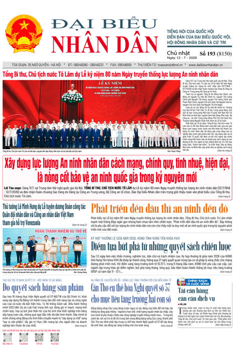  ĐBND - Số báo 193 ngày 12/7/2026 