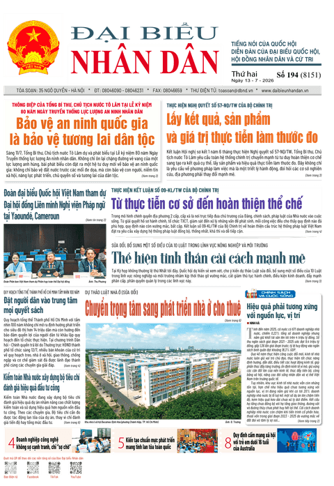 ĐBND - Số báo 194 ngày 13/7/2026