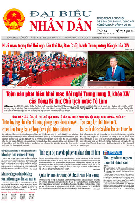  ĐBND - Số báo 202 ngày 21/7/2026 