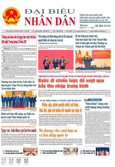 ĐBND - Số báo 203 ngày 22/7/2026