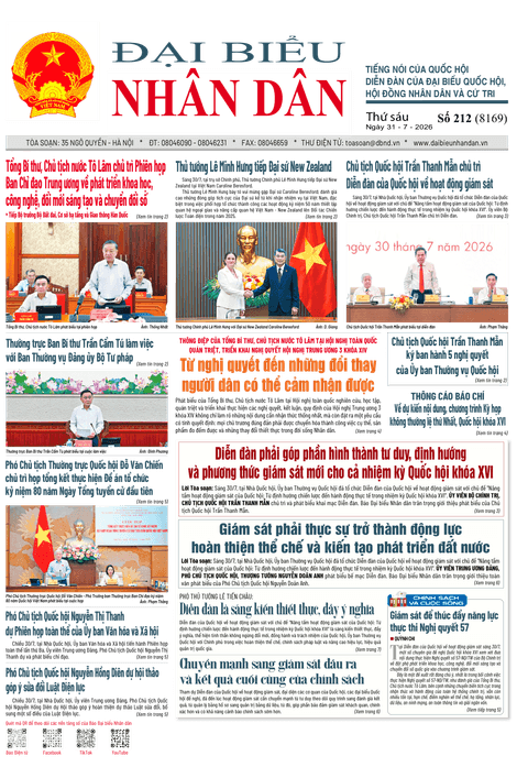 ĐBND - Số báo 212 ngày 31/7/2026