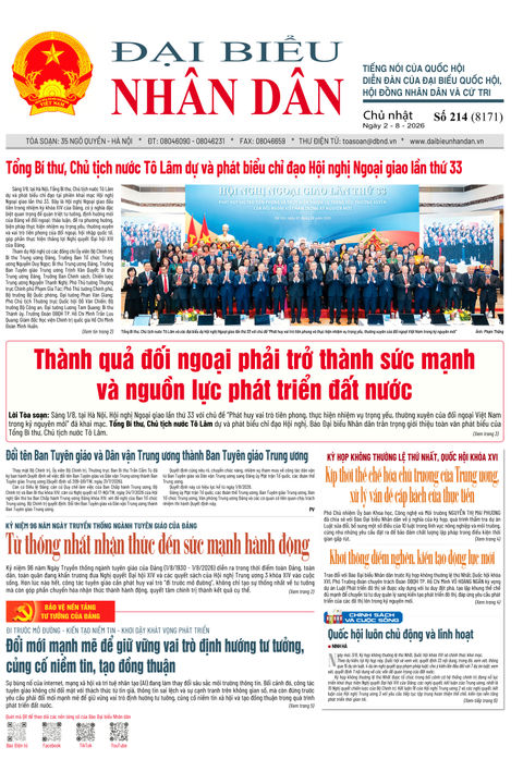  ĐBND - Số báo 214 ngày 2/8/2026 