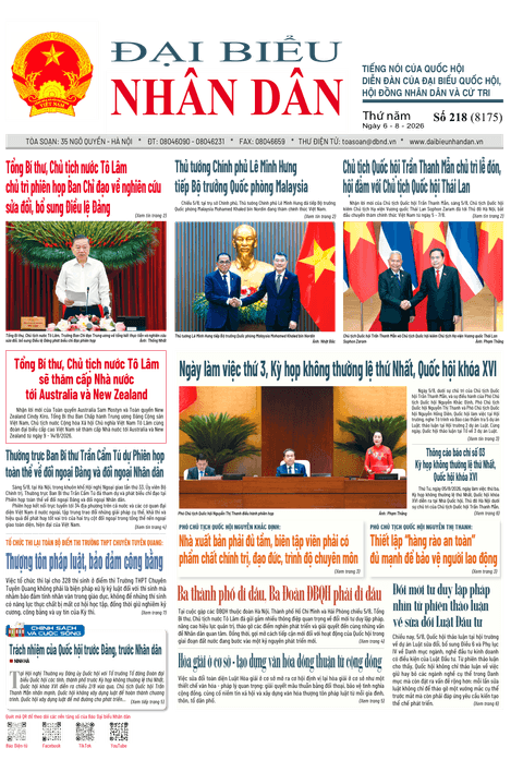 ĐBND - Số báo 218 ngày 6/8/2026