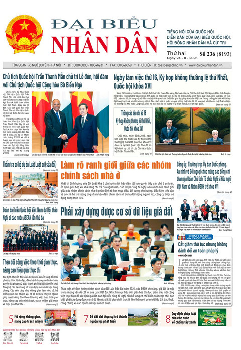 ĐBND - Số báo 236 ngày 24/8/2026