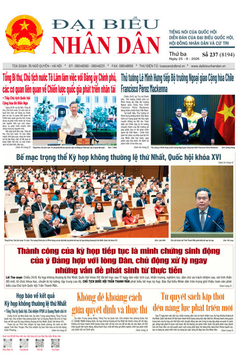 ĐBND - Số báo 237 ngày 25/8/2026