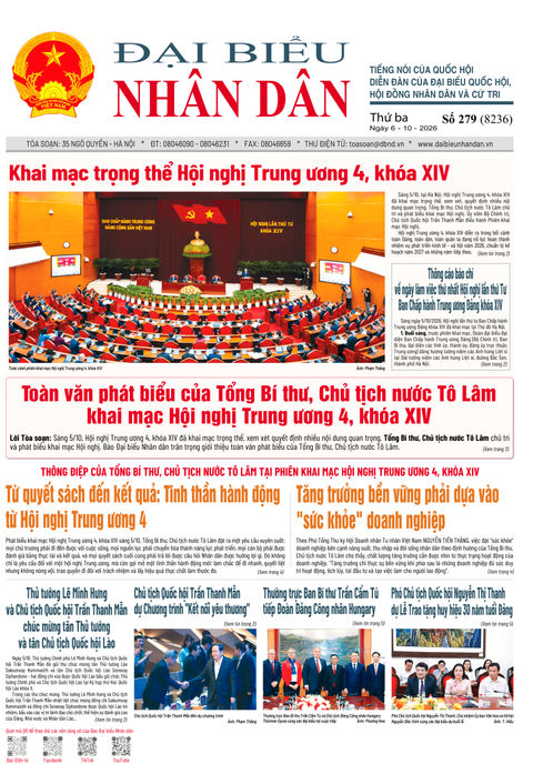 ĐBND - Số báo 279 ngày 6/10/2026