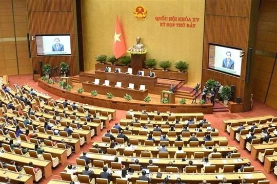 Một số hình ảnh Phiên bế mạc Kỳ họp thứ Bảy, Quốc hội Khóa XV