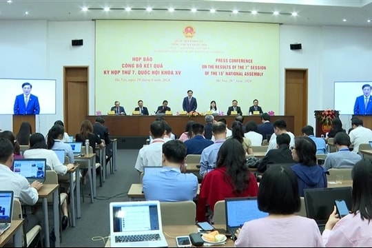 Họp báo công bố kết quả Kỳ họp thứ Bảy, Quốc hội Khóa XV