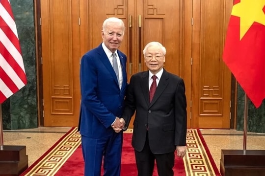 Tổng thống Hoa Kỳ Joe Biden gửi Thư chia buồn sau khi Tổng Bí thư Nguyễn Phú Trọng từ trần