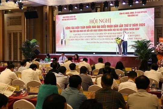 Chủ tịch Quốc hội Trần Thanh Mẫn dự Hội nghị cộng tác viên toàn quốc của Báo Đại biểu Nhân dân