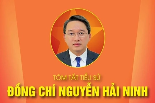 TÓM TẮT TIỂU SỬ ĐỒNG CHÍ NGUYỄN HẢI NINH - BỘ TRƯỞNG BỘ TƯ PHÁP