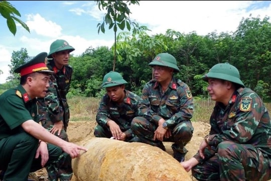 350-kg wartime bomb discovered in Quang Binh
