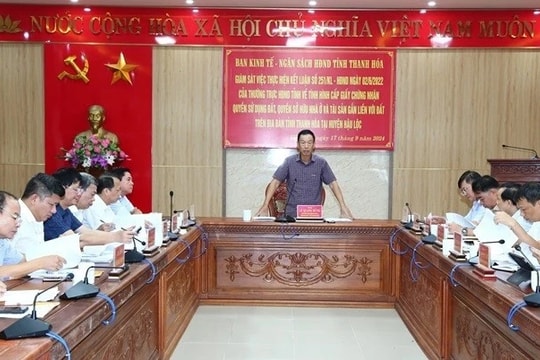 Đẩy nhanh tiến độ cấp giấy chứng nhận quyền sử dụng đất