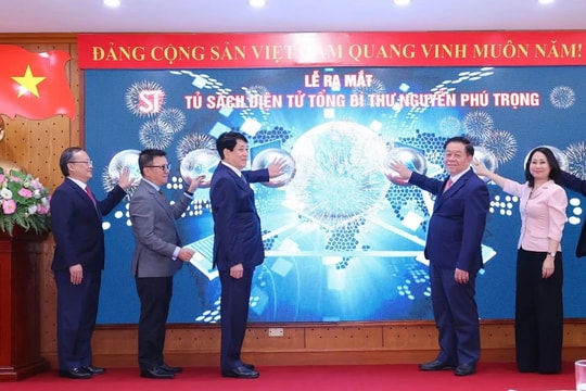 Lễ ra mắt tủ sách điện tử Tổng Bí thư Nguyễn Phú Trọng