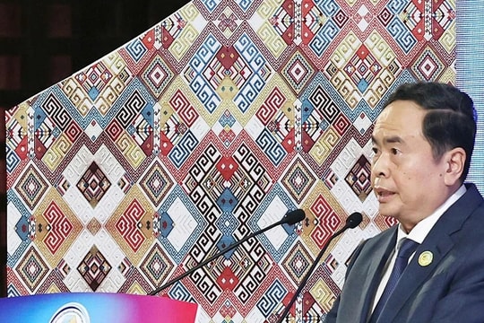 Chủ tịch Quốc hội Trần Thanh Mẫn phát biểu tại Phiên họp toàn thể thứ nhất Đại hội đồng AIPA-45