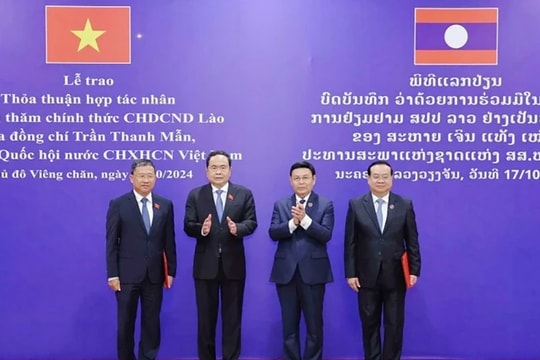 Tạo xung lực mới, thúc đẩy hợp tác toàn diện Việt Nam - Lào