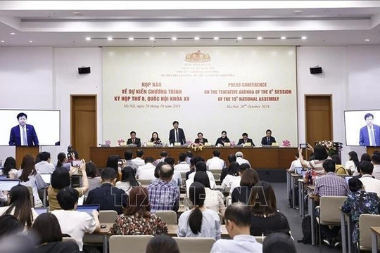 National Assembly to kick off 8th session on October 21 morning